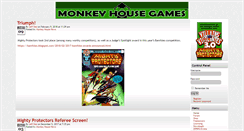 Desktop Screenshot of monkeyhousegames.com